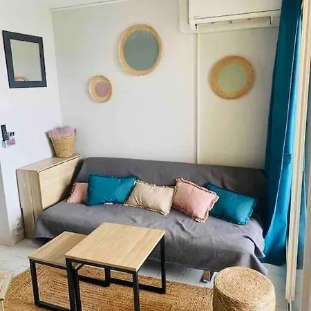 T2 Climatise A 1 Min Mer, Balcon, Piscine