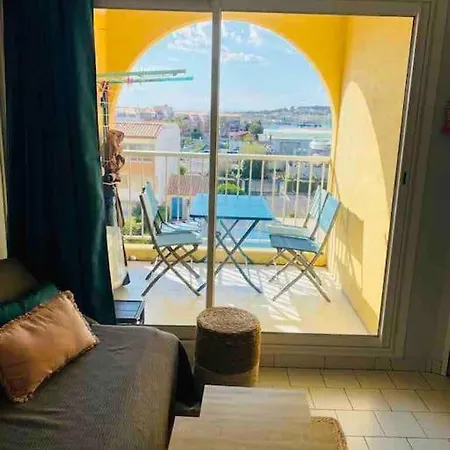 T2 Climatise A 1 Min Mer, Balcon, Piscine 阿格德